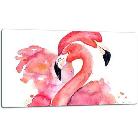 Tablero de corte de placa de vidrio 52x30 flamencos