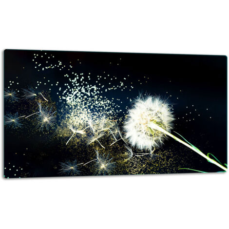 Tablero de corte de placa de vidrio 52x30 Flor