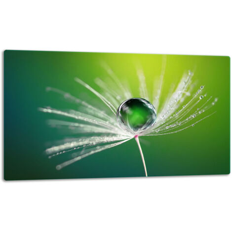Tablero de corte de placa de vidrio 52x30 Flor