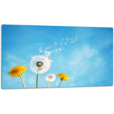 Tablero de corte de placa de vidrio 52x30 flores