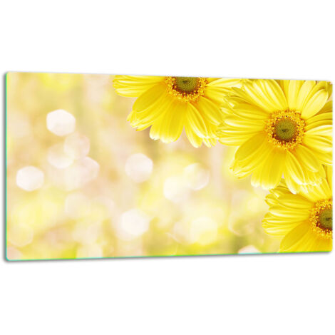 Tablero de corte de placa de vidrio 52x30 flores