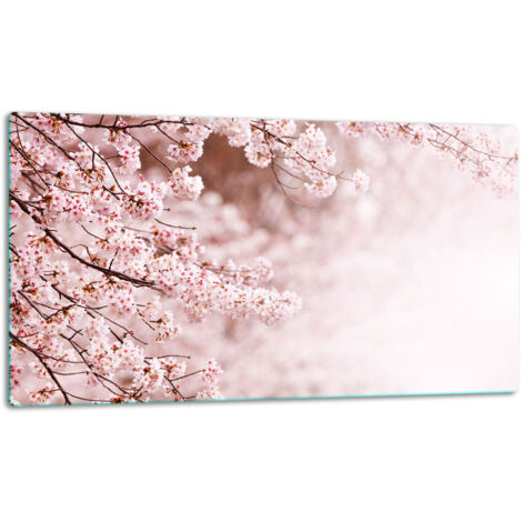 Tablero de corte de placa de vidrio 52x30 flores