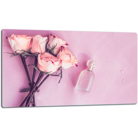 Tablero de corte de placa de vidrio 52x30 flores