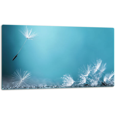 Tablero de corte de placa de vidrio 52x30 flores