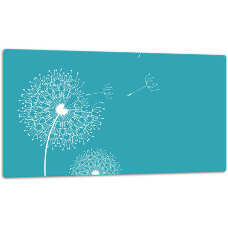 Tablero de corte de placa de vidrio 52x30 flores