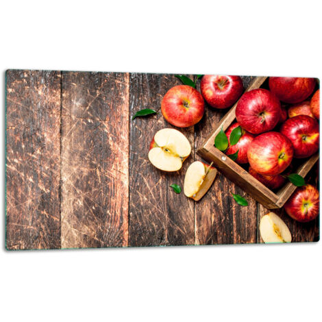 Tablero de corte de placa de vidrio 52x30 fruta