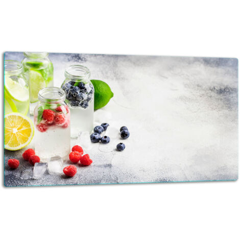 Tablero de corte de placa de vidrio 52x30 fruta