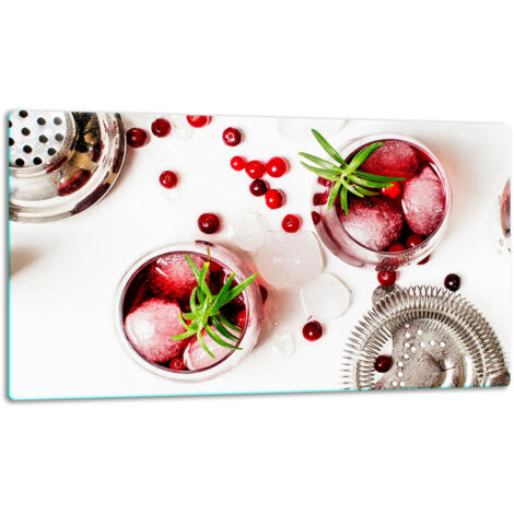 Tablero de corte de placa de vidrio 52x30 fruta