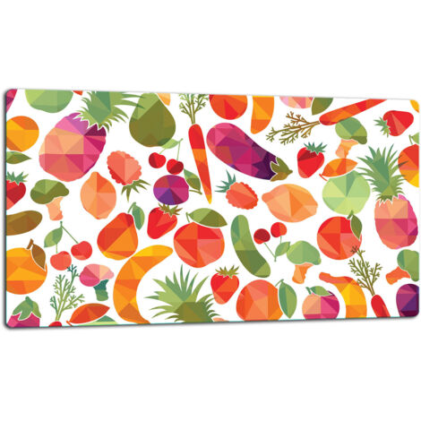 Tablero de corte de placa de vidrio 52x30 fruta