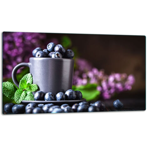 Tablero de corte de placa de vidrio 52x30 fruta