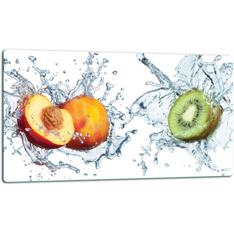 Tablero de corte de placa de vidrio 52x30 fruta