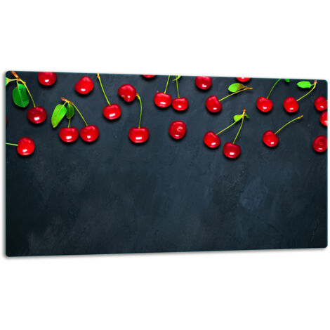Tablero de corte de placa de vidrio 52x30 fruta