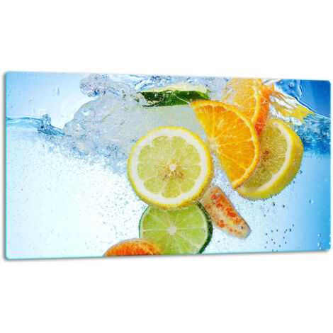 Tablero de corte de placa de vidrio 52x30 fruta