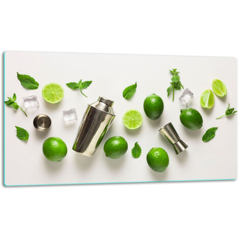 Tablero de corte de placa de vidrio 52x30 fruta