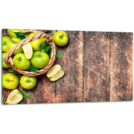 Tablero de corte de placa de vidrio 52x30 fruta