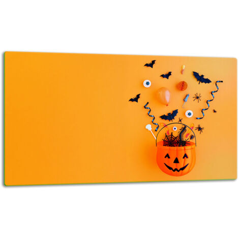 Tablero de corte de placa de vidrio 52x30 Halloween