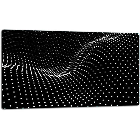 Tablero de corte de placa de vidrio 52x30 negro
