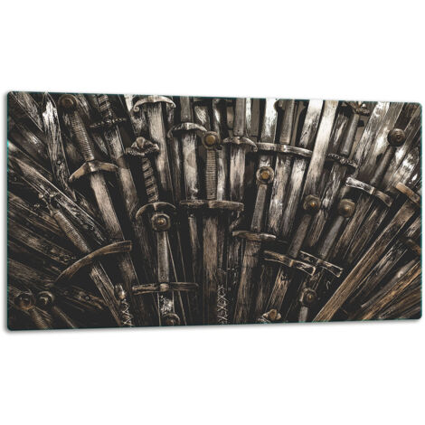 Tablero de corte de placa de vidrio 52x30 negro