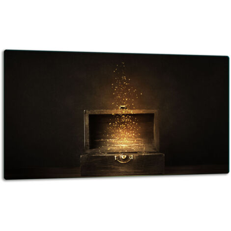 Tablero de corte de placa de vidrio 52x30 negro