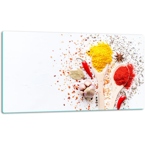 Tablero de corte de placa de vidrio 52x30 pimientos