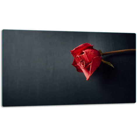 Tablero de corte de placa de vidrio 52x30 rosa