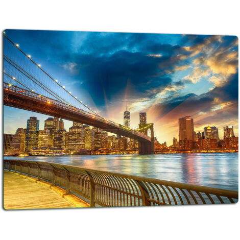 Tablero de corte de placa de vidrio 52x40 ciudad