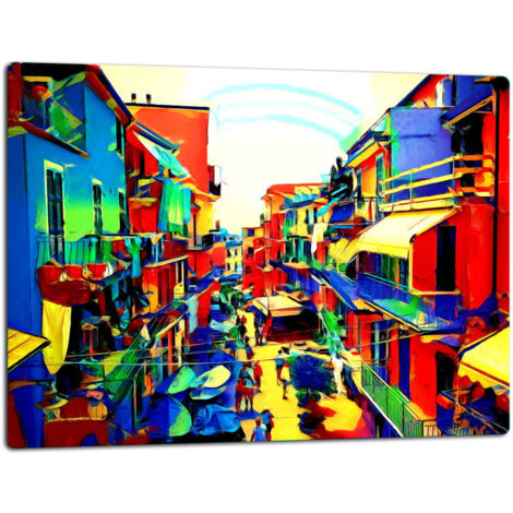 Tablero de corte de placa de vidrio 52x40 ciudad