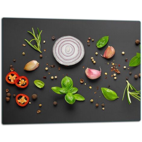Tablero de corte de placa de vidrio 52x40 especias