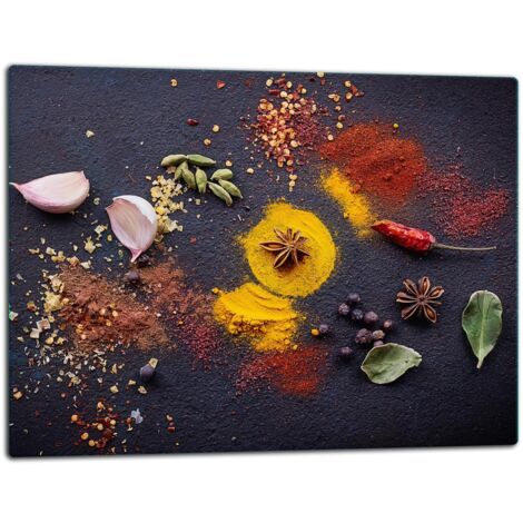 Tablero de corte de placa de vidrio 52x40 especias