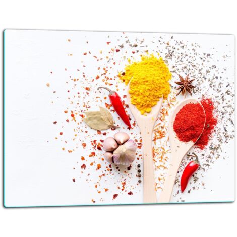 Tablero de corte de placa de vidrio 52x40 especias