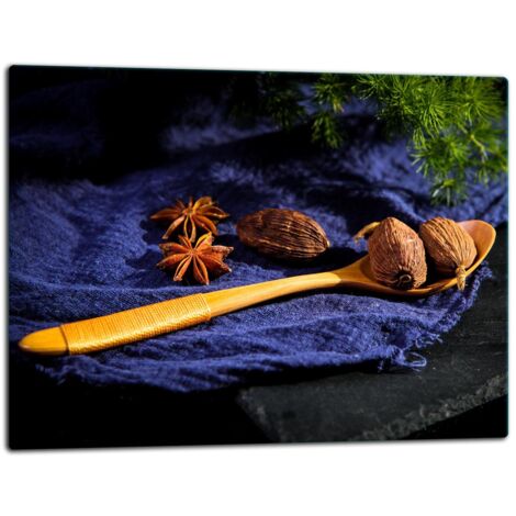 Tablero de corte de placa de vidrio 52x40 especias