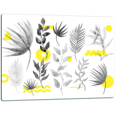 Tablero de corte de placa de vidrio 52x40 flores