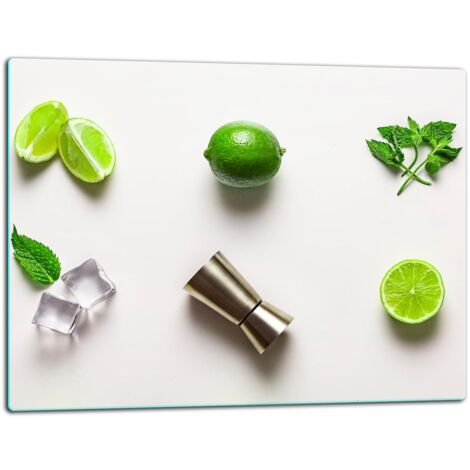 Tablero de corte de placa de vidrio 52x40 fruta