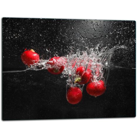 Tablero de corte de placa de vidrio 52x40 fruta