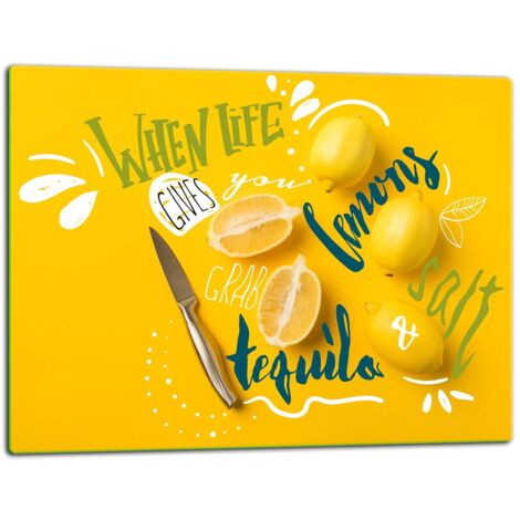 Tablero de corte de placa de vidrio 52x40 fruta