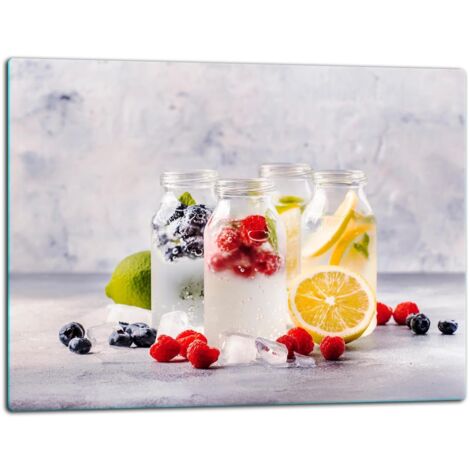 Tablero de corte de placa de vidrio 52x40 fruta
