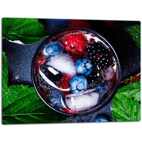 Tablero de corte de placa de vidrio 52x40 fruta
