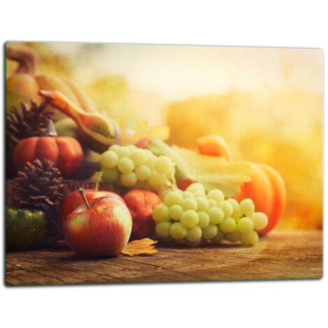 Tablero de corte de placa de vidrio 52x40 fruta