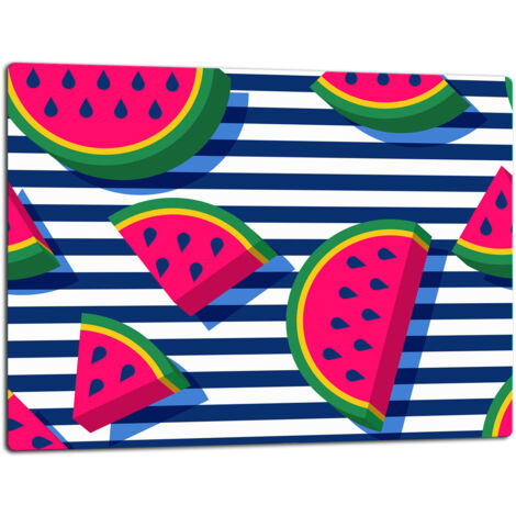 Tablero de corte de placa de vidrio 52x40 fruta