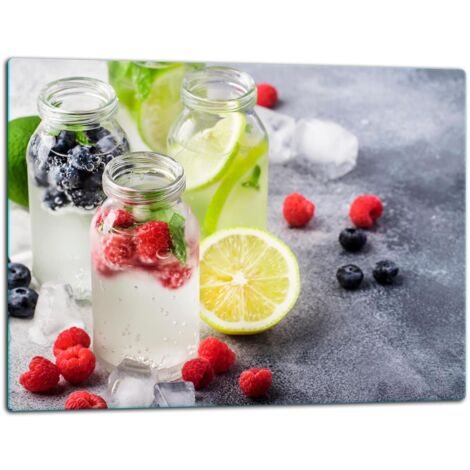 Tablero de corte de placa de vidrio 52x40 fruta