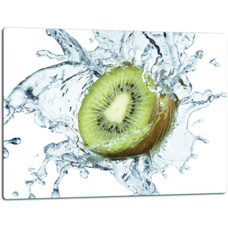 Tablero de corte de placa de vidrio 52x40 kiwi fruta