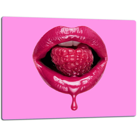 Tablero de corte de placa de vidrio 52x40 labios fruta
