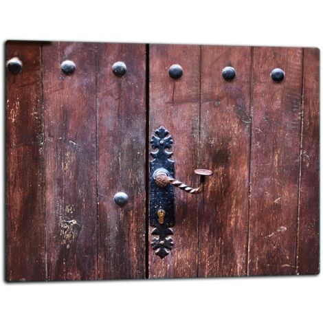 Tablero de corte de placa de vidrio 52x40 madera