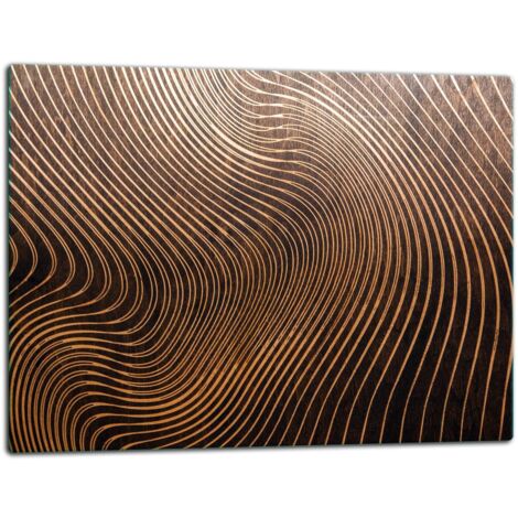 Tablero de corte de placa de vidrio 52x40 madera