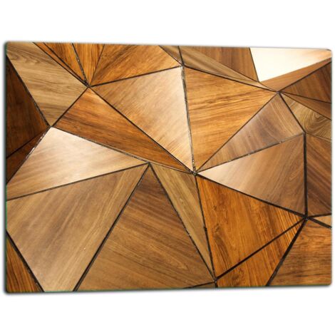 Tablero de corte de placa de vidrio 52x40 madera