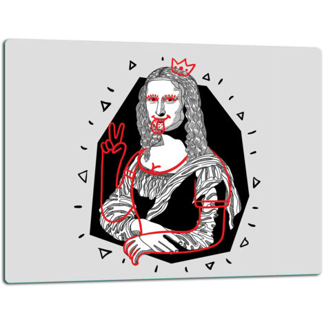 Tablero de corte de placa de vidrio 52x40 Mujer