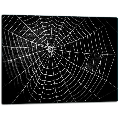 Tablero de corte de placa de vidrio 52x40 negro