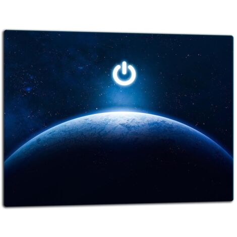 Tablero de corte de placa de vidrio 52x40 negro