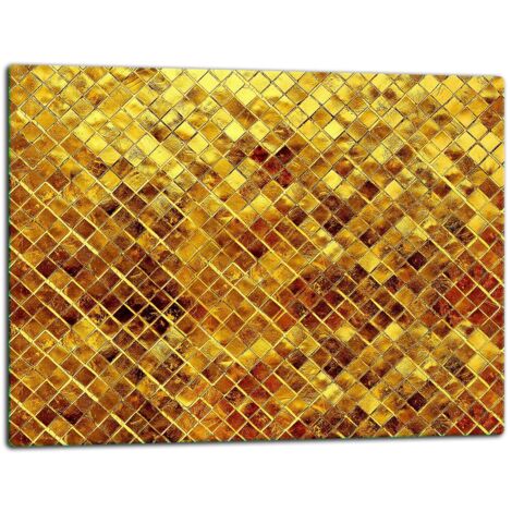 Tablero de corte de placa de vidrio 52x40 oro