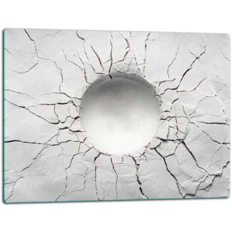 Tablero de corte de placa de vidrio 52x40 pared